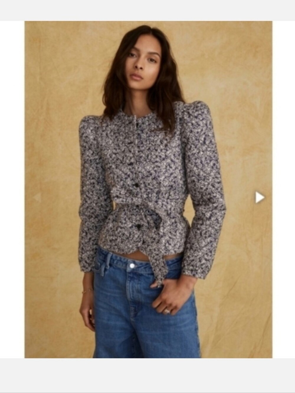 NWT MARISSA WEBB ALBIE QUILTED FLORAL JACKET IN GREEN FOREST FLORAL